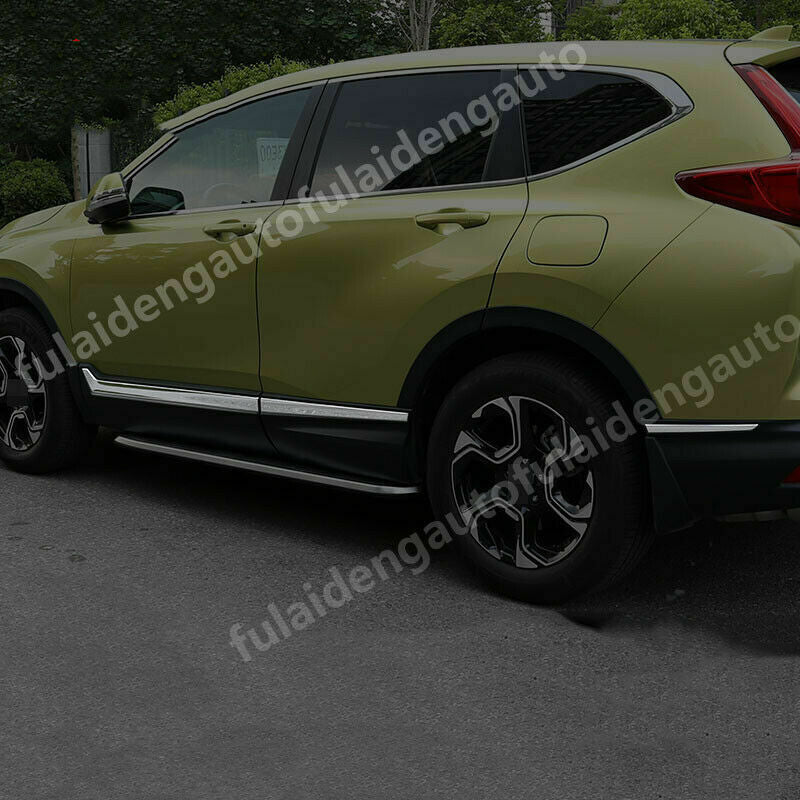6P Chrome Side Door Body Moulding Cover Panel Trim for Honda CR-V CRV 2017-2022