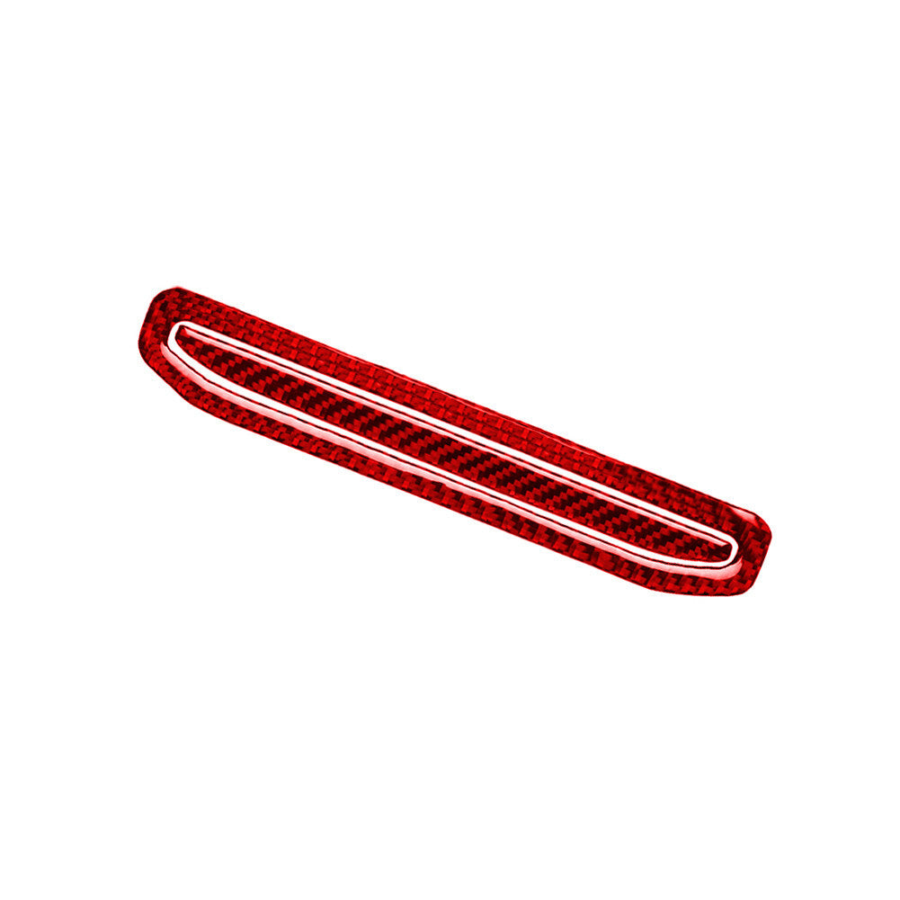 4Pcs Red Carbon Fiber Door Panel Cover Trim for Tiguan 2013-2017 v