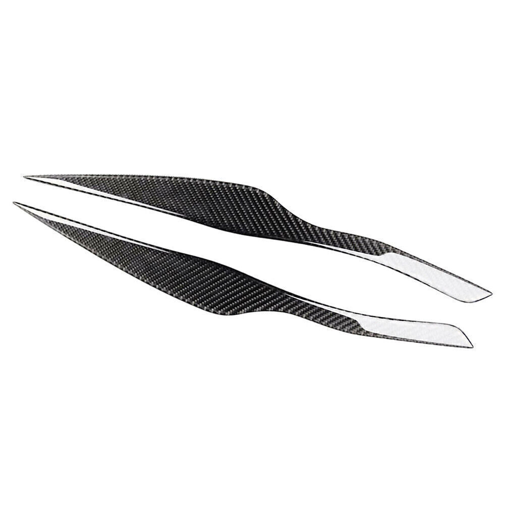 Headlight Eyebrow Eyelid Cover Trims Decal for 2004-2008 for BMW E90 E91 Sedan/Wagon