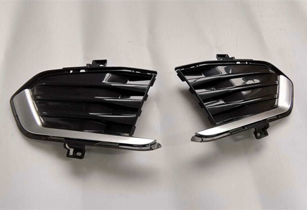 2X Pair Front Fog Light Lamp Bezel Cover Side Grille For 17-24 for Cadillac XT5 L+R