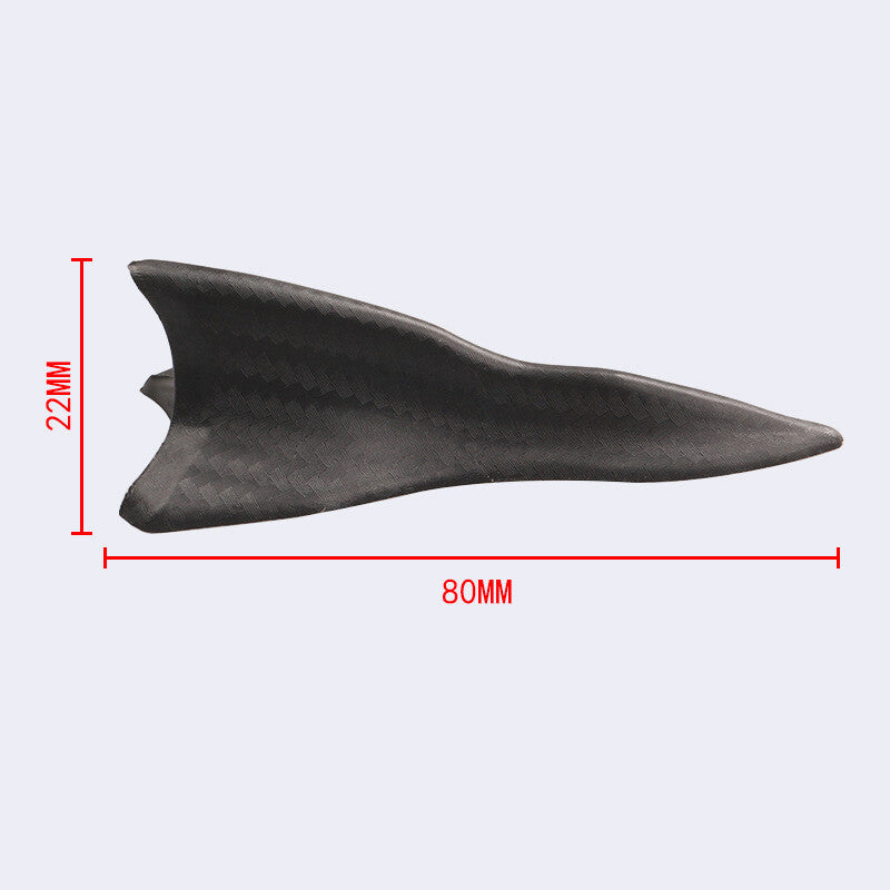 10-Piece Car Roof Diffuser Shark Fin Boiler Roof Wing Air Vortex Generator Stickers
