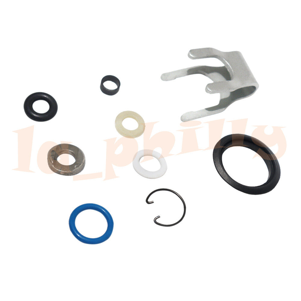 Fuel Injector O-Ring Retainers Seals Kit for Mercedes C E GL GLC GLE GLK GLS ML Q