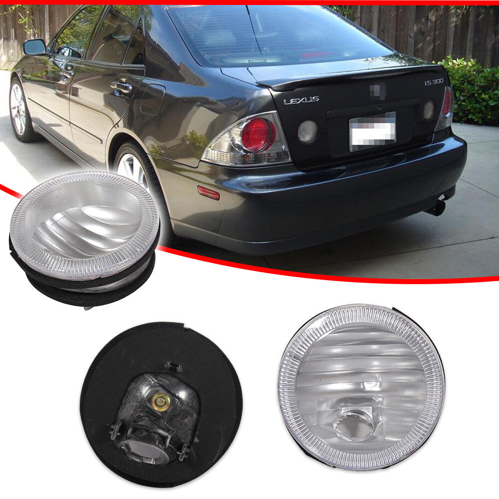 Pair of Clear Lens Trunk Tail Lights for 2001 - 2005 for Lexus IS300 - v