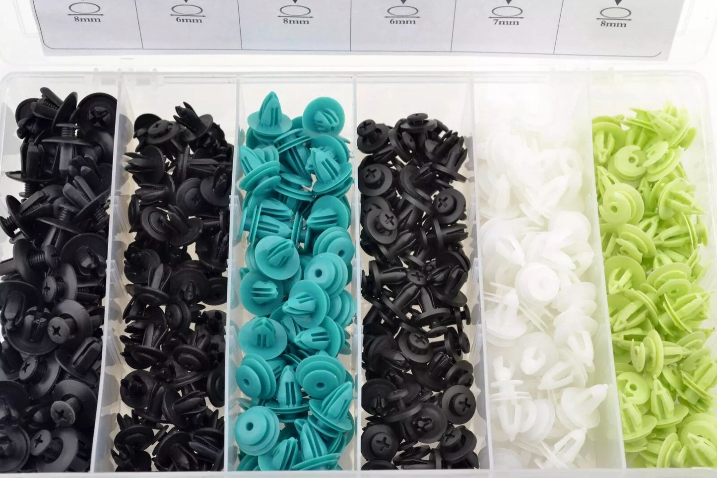 360 Pcs Car Push Retainer Pin Rivet Trim Clip Panel Moulding Assortments Kit