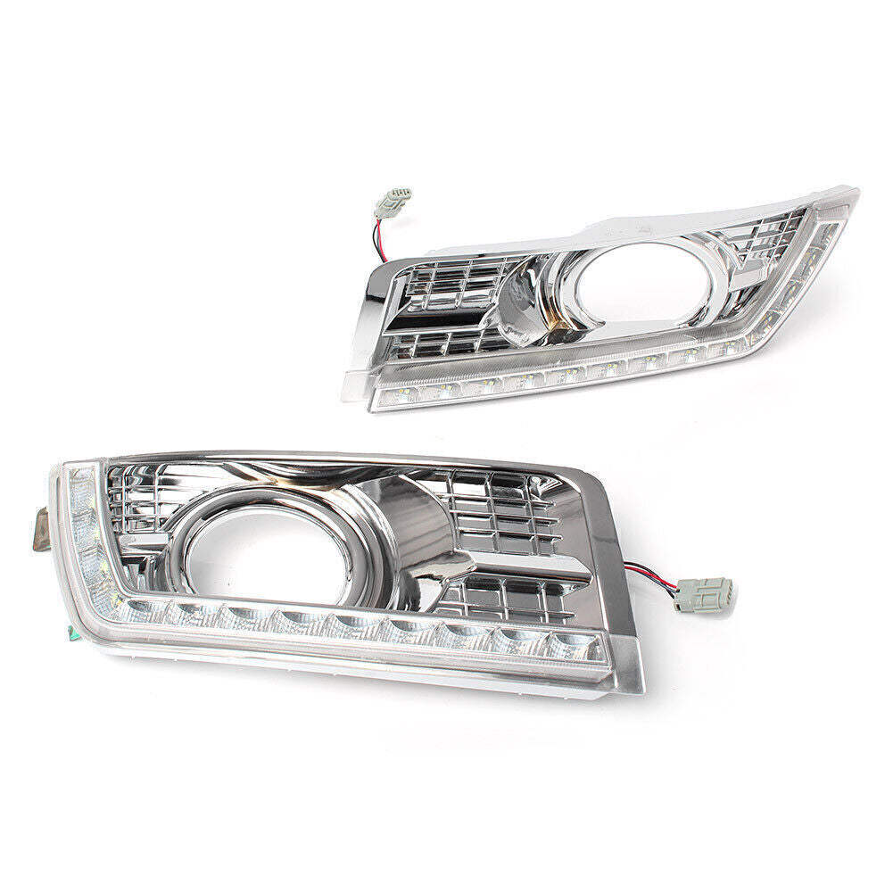 3 Color LED Daytime Running Fog Lights Lamp for CADILLAC SRX 2012-2016 15