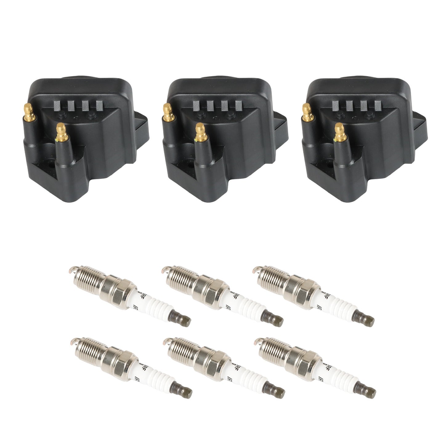 3x Ignition Coil IRIDIUM Spark Plug Kits for Buick Allure 2005-2009 DR39+3951