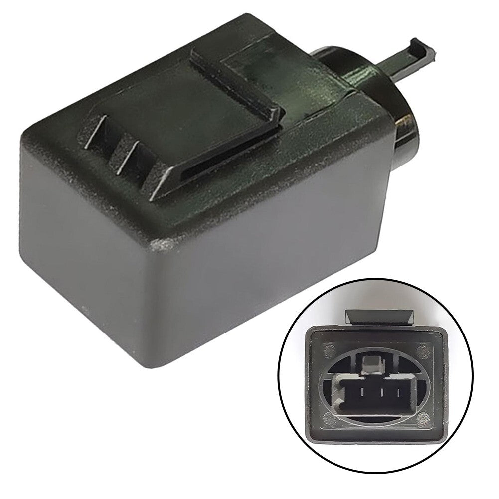 Motorcycle Accessories 12VDC 3 Pin 3x2.9x6.5cm ABS Adjusted Black v