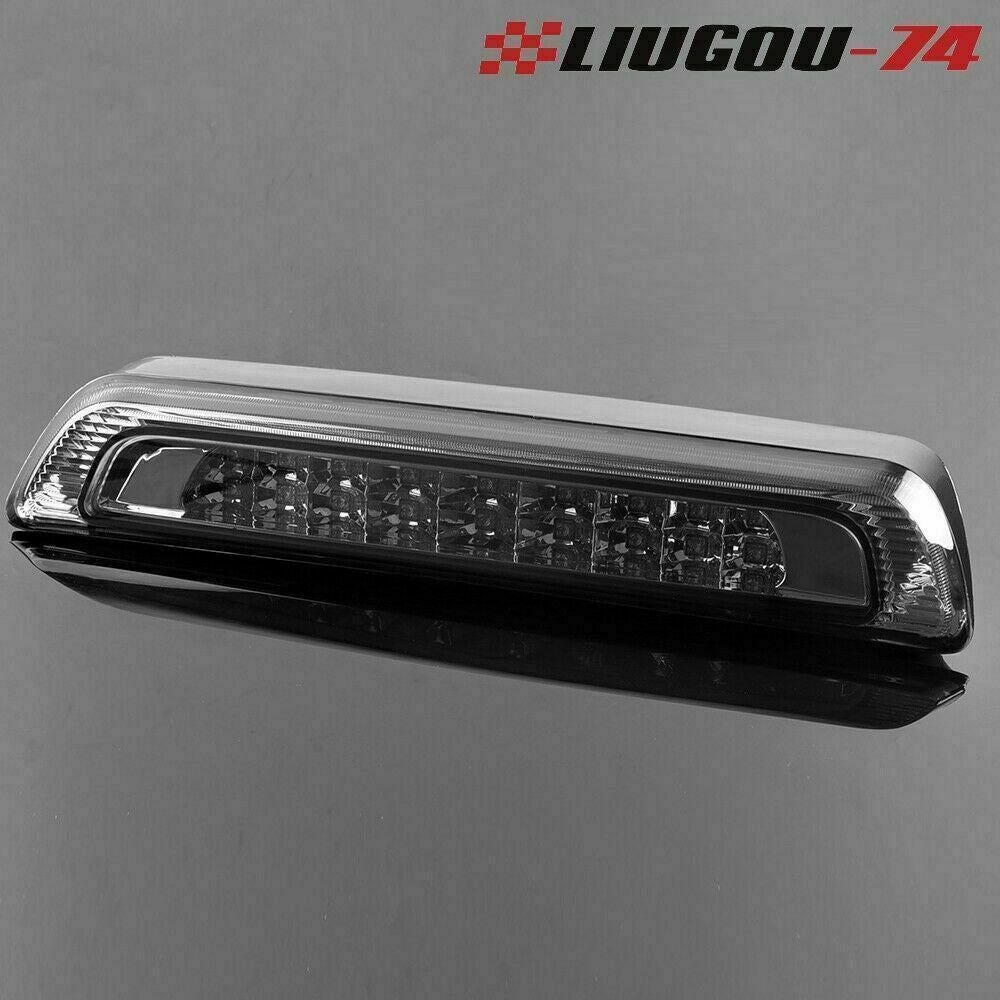 Suitable for Toyota Tundra V8 2007-16, rear LED third brake taillight and cargo light in black.