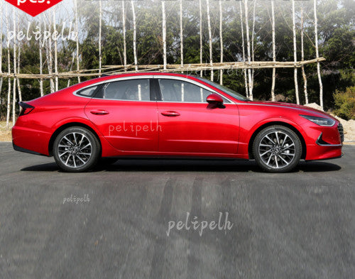 for Hyundai Sonata 2020-2023 Chrome Window Wind Visors Rain Guard Vent Deflector