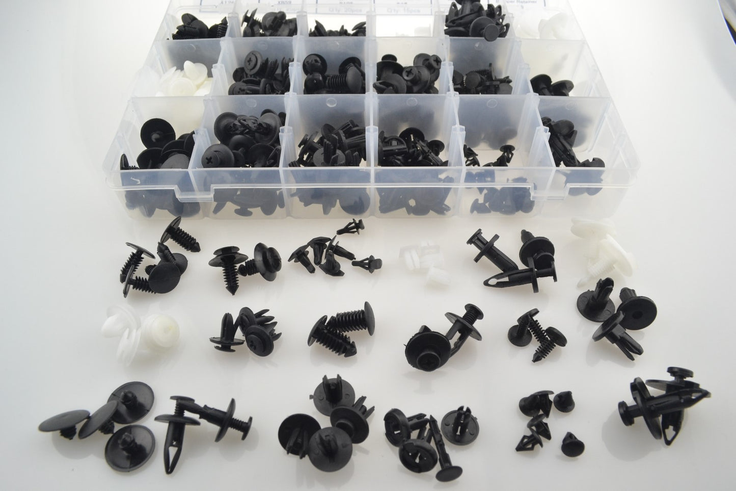 415x Push Pin Rivet Bumper Trim Door Panel Clip Assortment for Ford