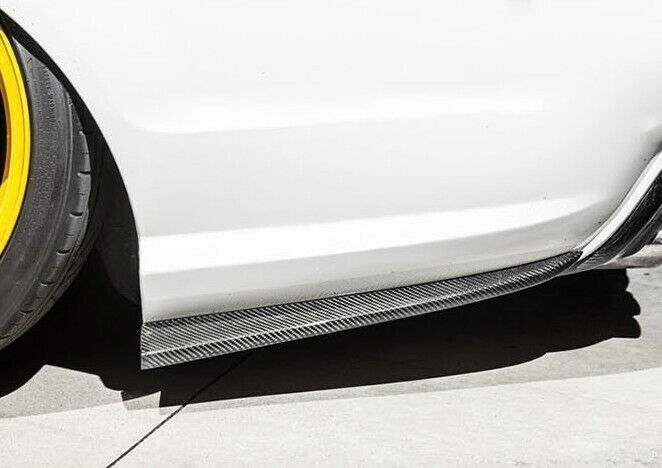 Carbon Fiber for Mercedes-Benz W204 C63 2012-2014 Car Rear Bumper Side Splitter