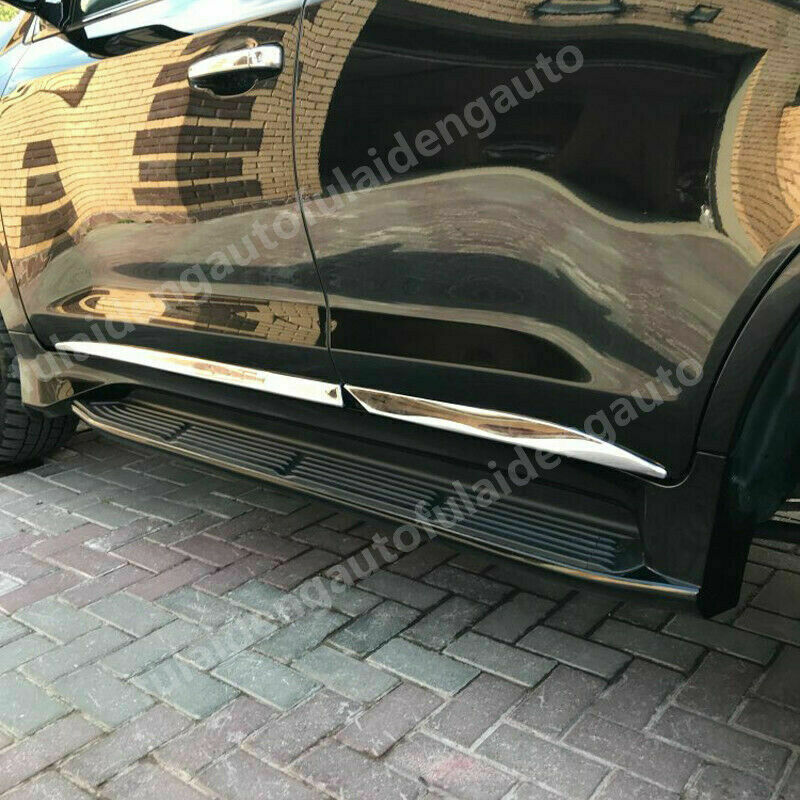 for LEXUS LX570 2016-2020 Chrome Side Door Body Molding Cover Anticollision Trim
