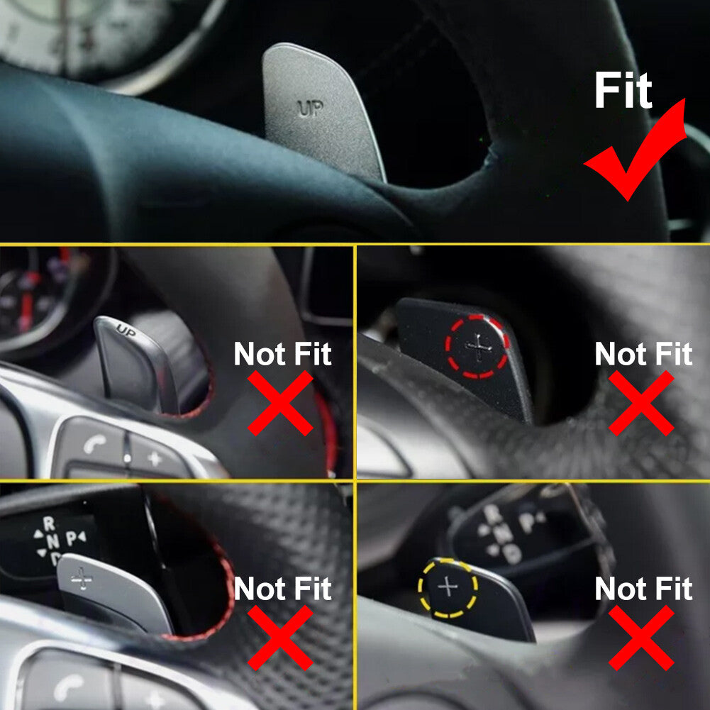 Steering Wheel Shift Paddle Extension for Mercedes-Benz A C E CLA Class