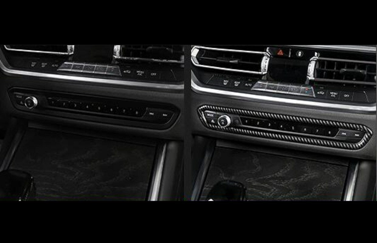 for BMW 3 Series G20 2019 2020 Carbon fiber Car Interior Console CD Panel Trim