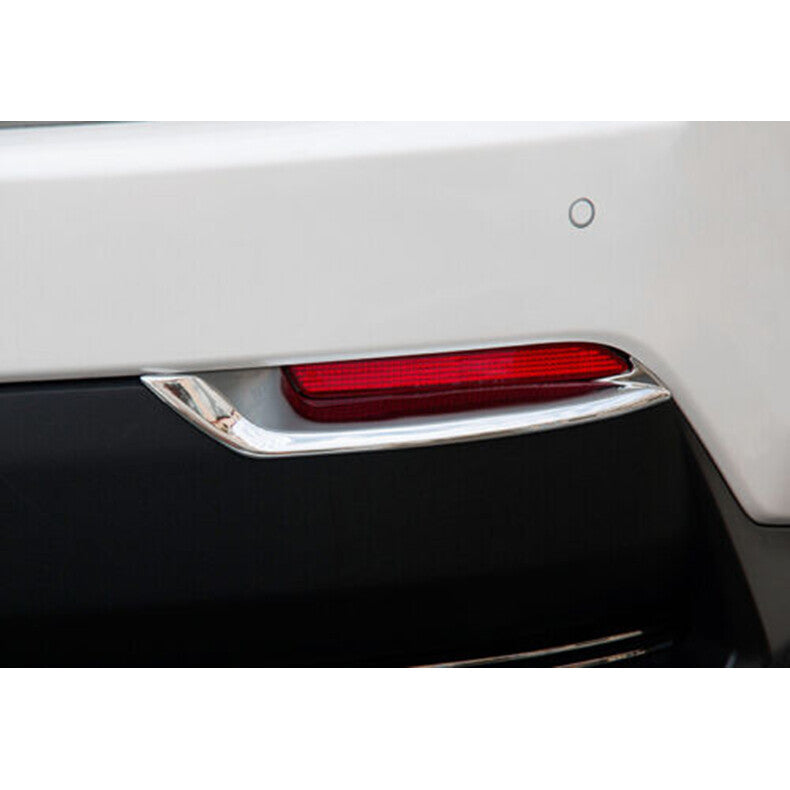 for Lexus NX200t 300 300h 2015-2021 Chrome Rear Fog Light Lamp Bumper Bezel Trim