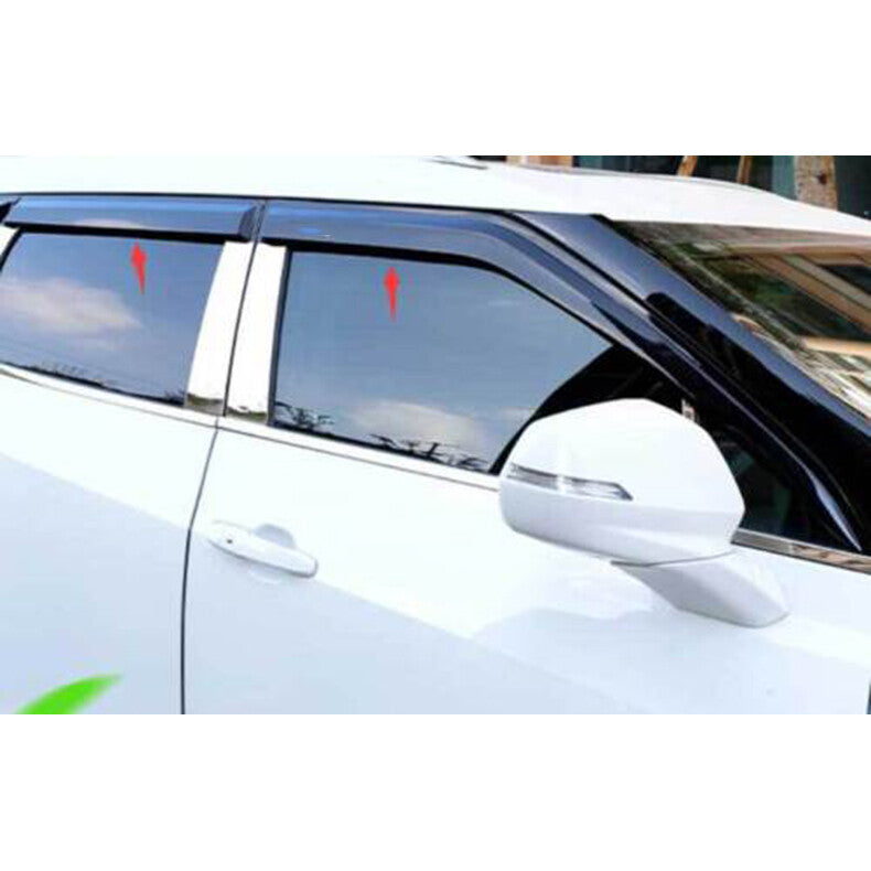For Chevry Blazer 2019-22 Black Window Visor Sun Rain Guard Vent Shade Deflector