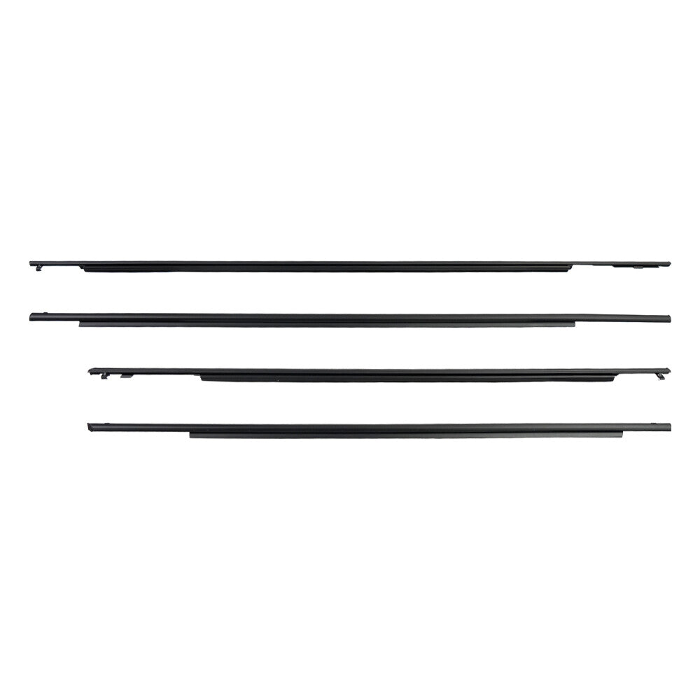 Weatherstrip window sealing and molding trim suitable for Toyota Prius 2010 - 2015