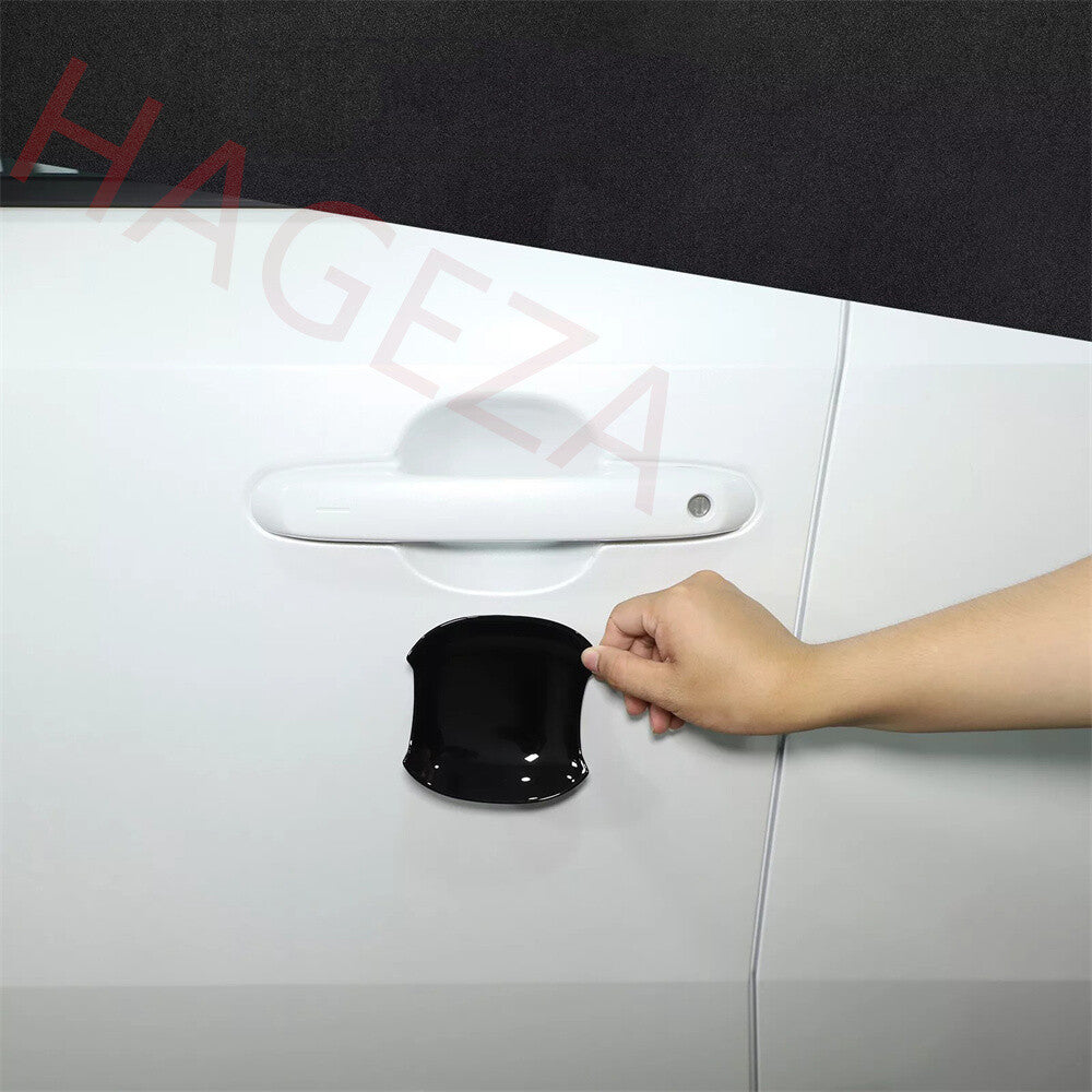 Gloss Black ABS Side Door Handle Bowl Trim For Toyot@ for Land Cruiser LC250 2024-25