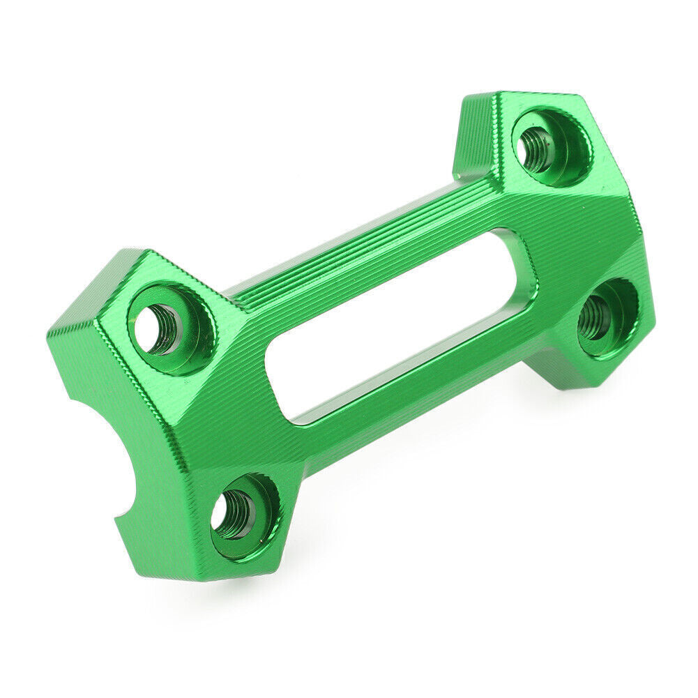 HandleBar Fat Bar Riser Mount Clamp Top Cover for Kawasaki Z900 2017-2022 Green Q