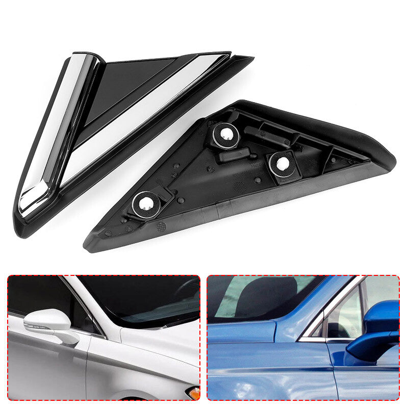 Fender Pillar Trim Mirror Corner Molding Left + Right for 2013-2018 for Ford Fusion
