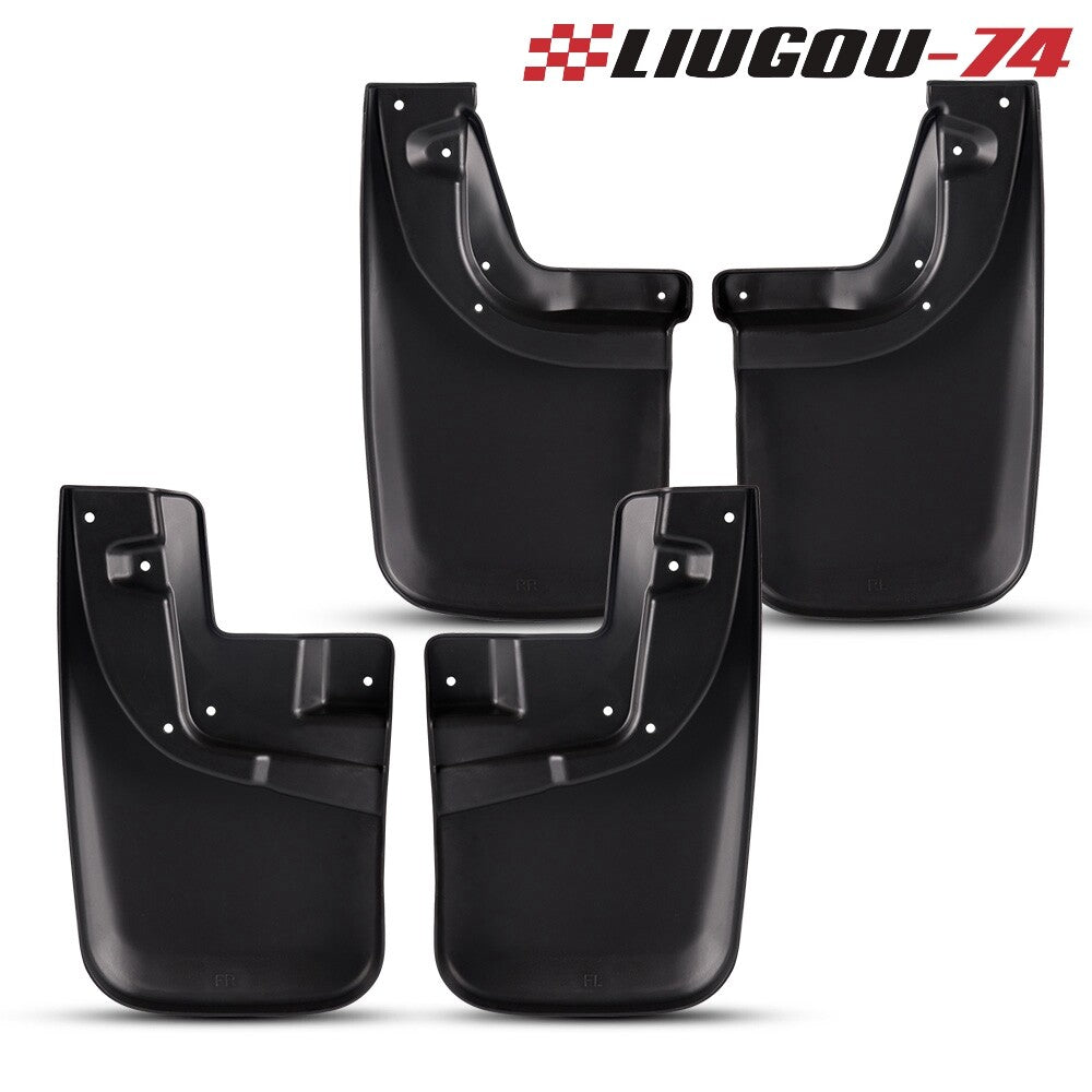 4-Piece Mudguard Splash Guard Front + Rear U-Shaped Mudguard Fits 2005-15 Tacoma Q