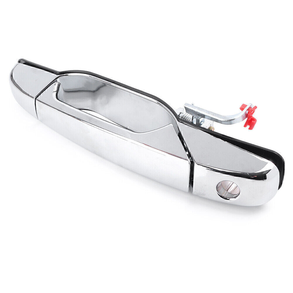 for Chevy for GMC Silverado 2007-2013 Front Driver Exterior Door Handle Bar Chrome