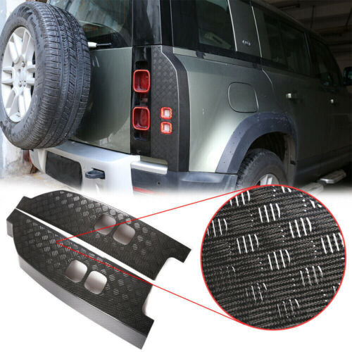 Dry Carbon Fiber 20-23 Protection Board Rear Tail Light for Land Rover for Defender