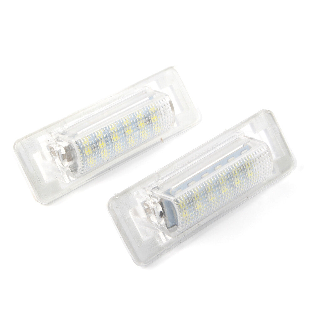 2x Car LED License Plate Number Light Tail Lamp Fit for Benz W210 W202 4D Sedan
