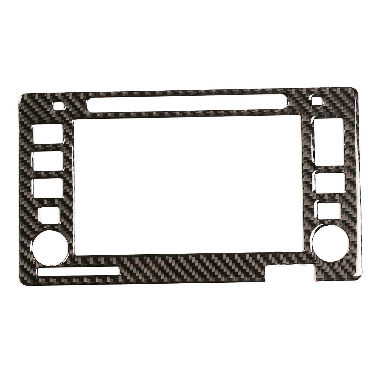Navigation Screen Panel Sticker Real Carbon Fiber for Toyota Tacoma 2016-2021 Q