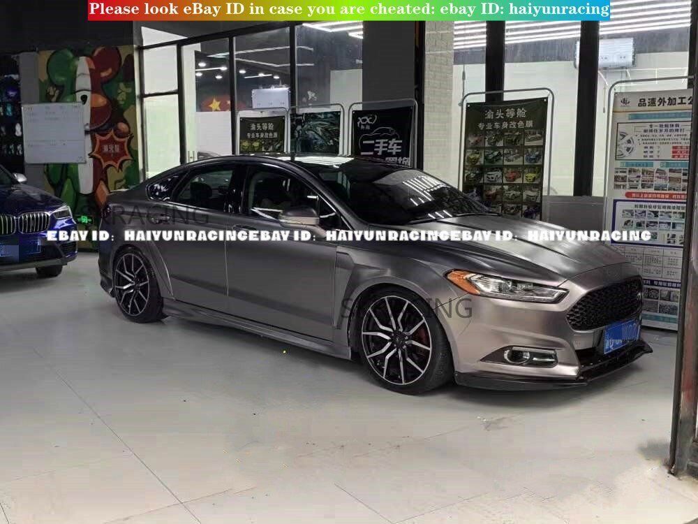 for Ford Fusion 2014-2018 Primer Fender Flare Wheel Arch Cover Trim Black 10Pcs