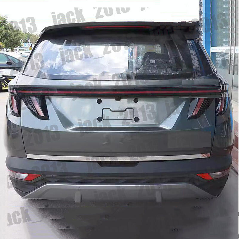 for Hyundai for Tucson 2021-2024 STAINLESS REAR TRUNK TAIL GATE DOOR LID COVER TRIM