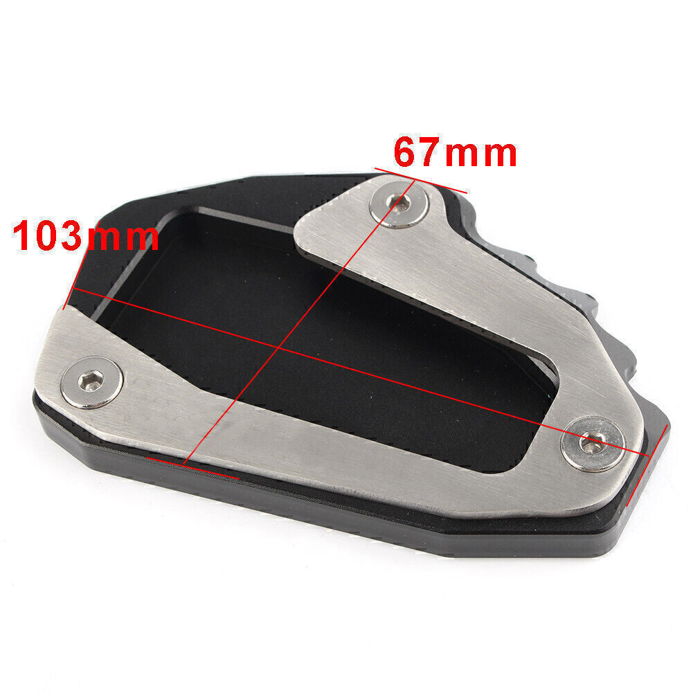 Kickstand Extender Foot Side Stand Extension Pad Fit for Ducati Multistrada 1200 DVT Q