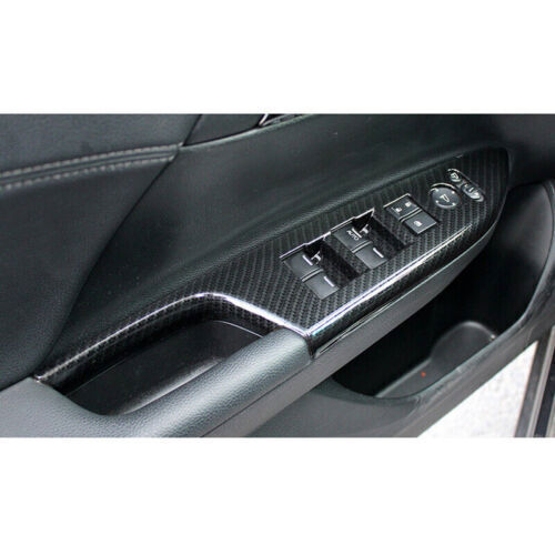 for Honda Accord 14-2017 DX Window Lift Panel Switch ABS Carbon Fiber Cover Trim