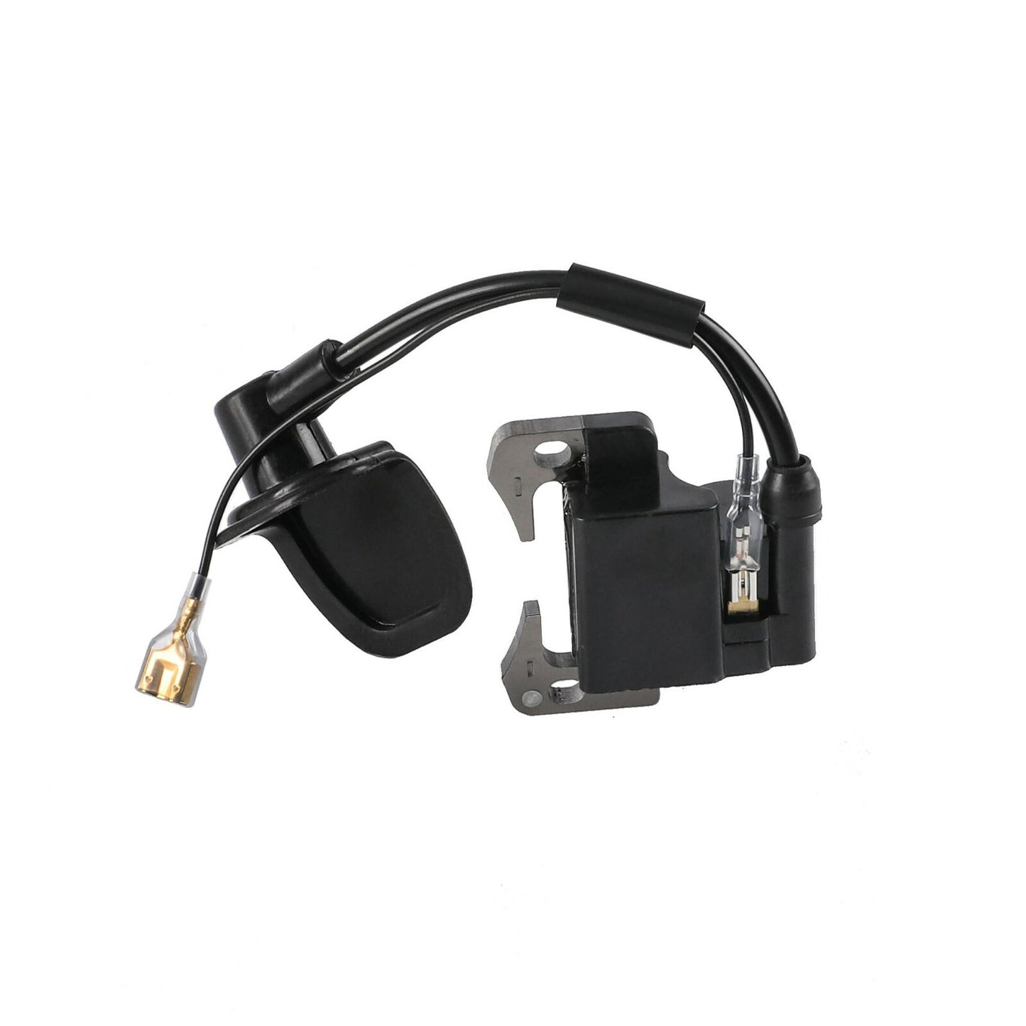 Ignition coil suitable for 43cc, 47cc, 49cc, and 50cc for mini pit bikes, all-terrain bikes, and scooters.