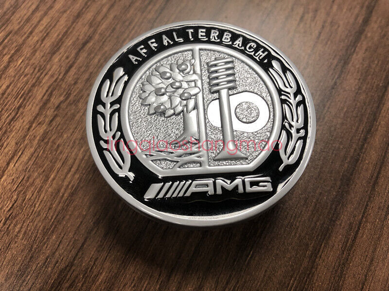 1 new for Mercedes-Benz Chrome badge front engine 57mm A0008171701