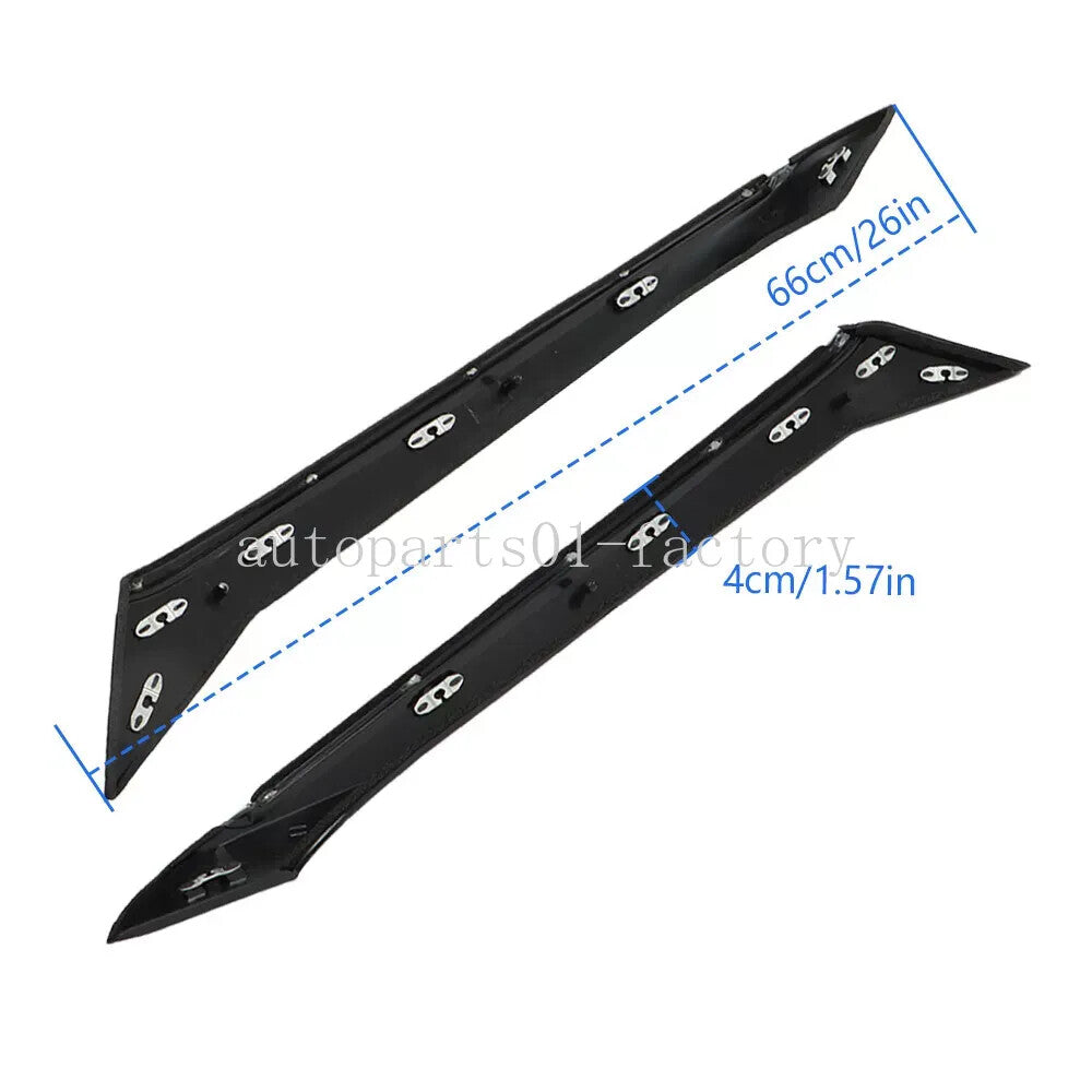 1Pair Rear Right Left Side Pillar Molding Trim Fit for Nissan Maxima 2016-2021