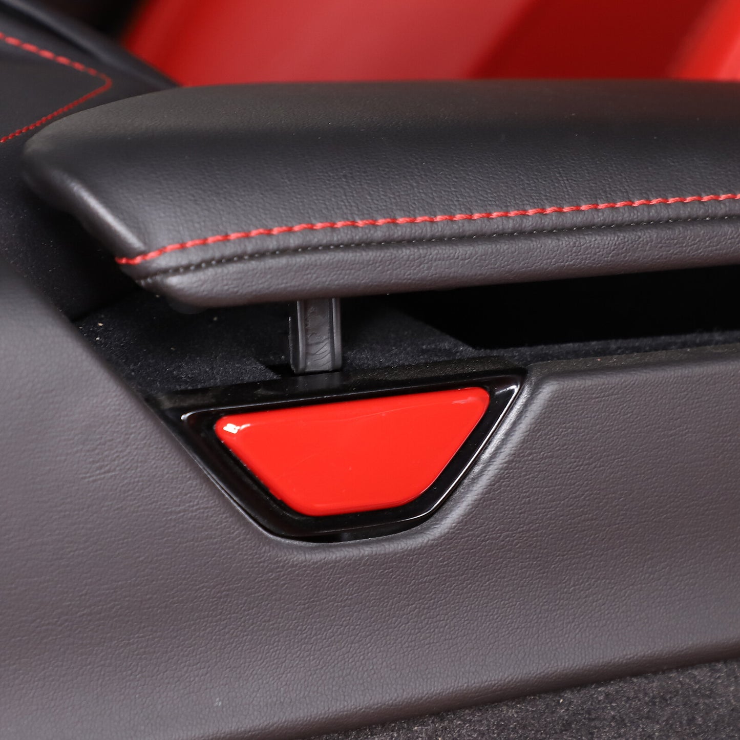 Red interior center armrest switch button cover trim for Corvette C8 2020-2023 n