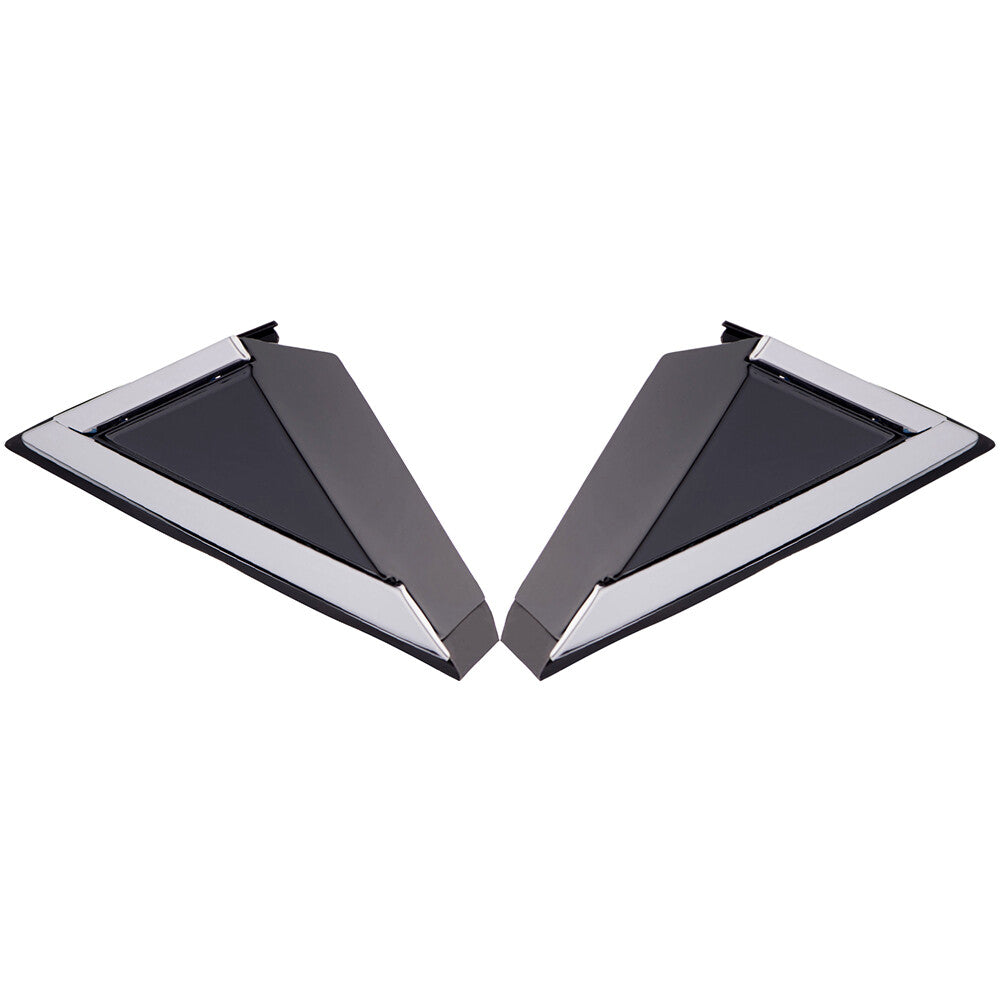2 Rear View Mirrow Triangle Moldings for 2010-16 for Cadillac SRX Left Right Front