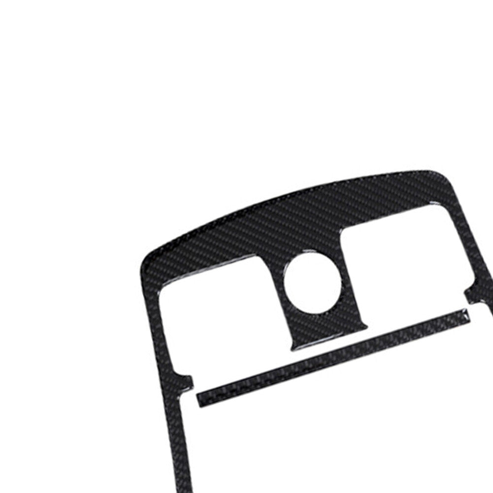Red Radio Display Frame Panel Trim Cover Carbon Fiber For Tundra 2007-013 v