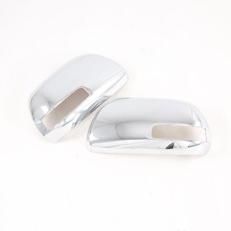 2P Chrome Side Rear View Mirror Moulding Cover Trim for Toyota for Sienna 2011-2020