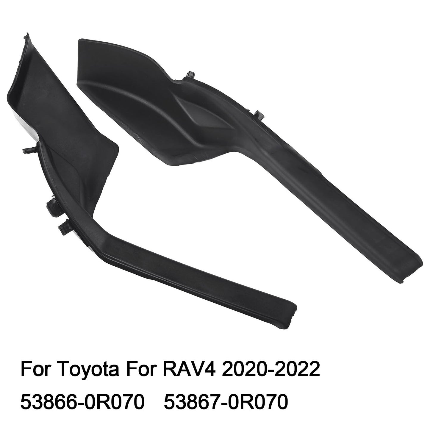Front Windshield Wiper Side Cowl Extension-Cover Trim for Toyota For RAV4 20-22