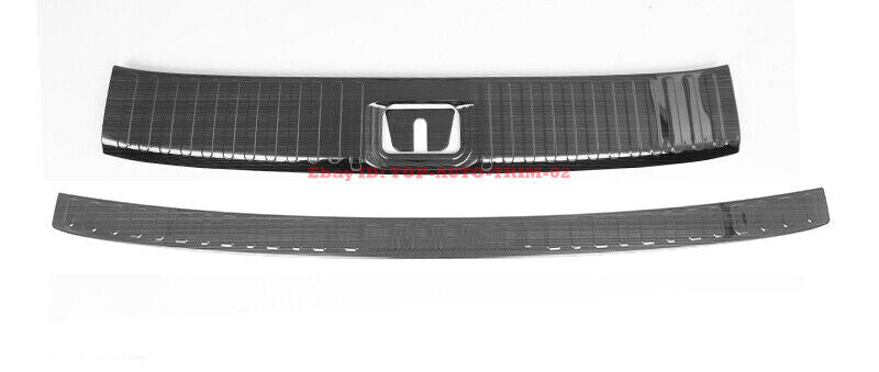 for Infiniti QX60 2022-2024 Black Rear Bumper Protector Cover Sill Plate Guard2
