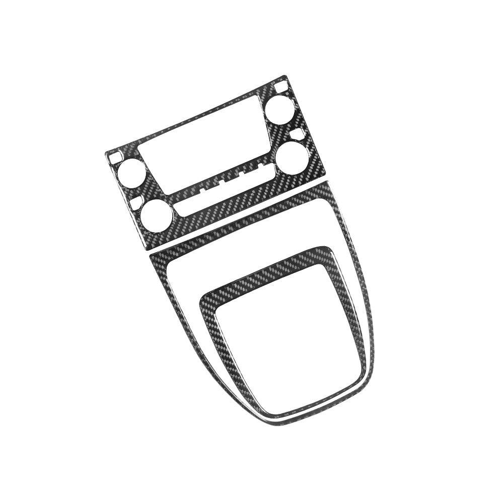 For Lancer Carbon Fiber Speedometer Steering Wheel Button Cover Trim v