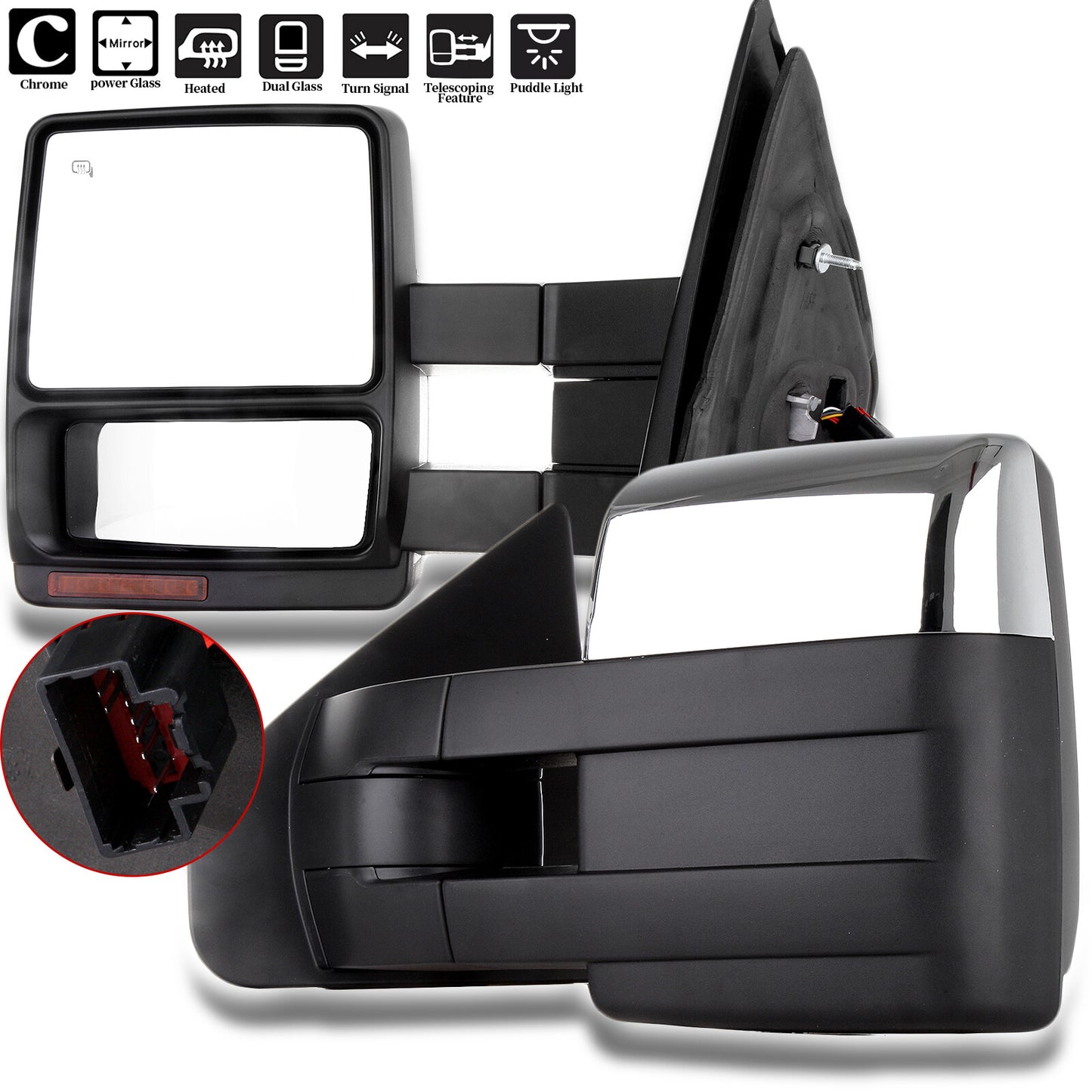 180 drop mirror repositioner installation for Harley Touring Street Glide FLHX 2006-2013 E