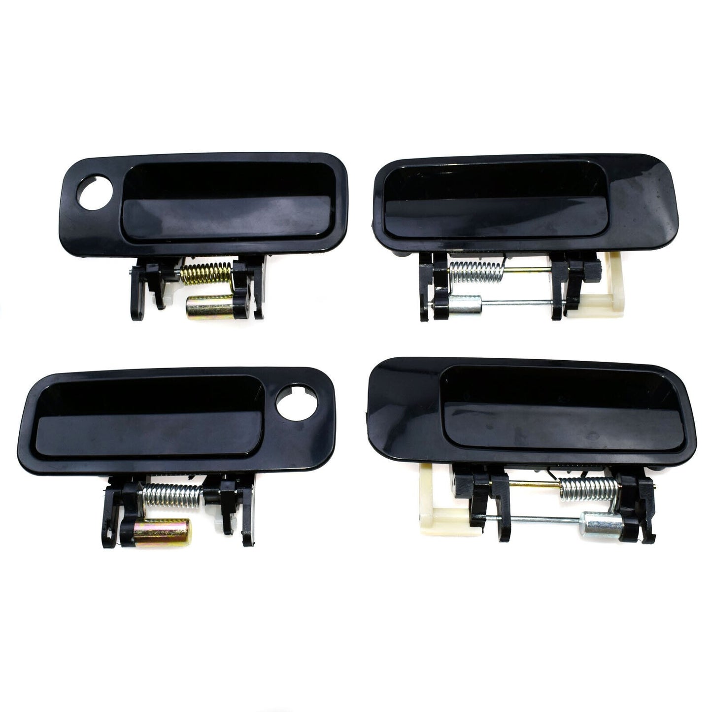 4Pcs Black Outsider Door Handle Front Rear Left Right for Toyota for Camry 1997-2001