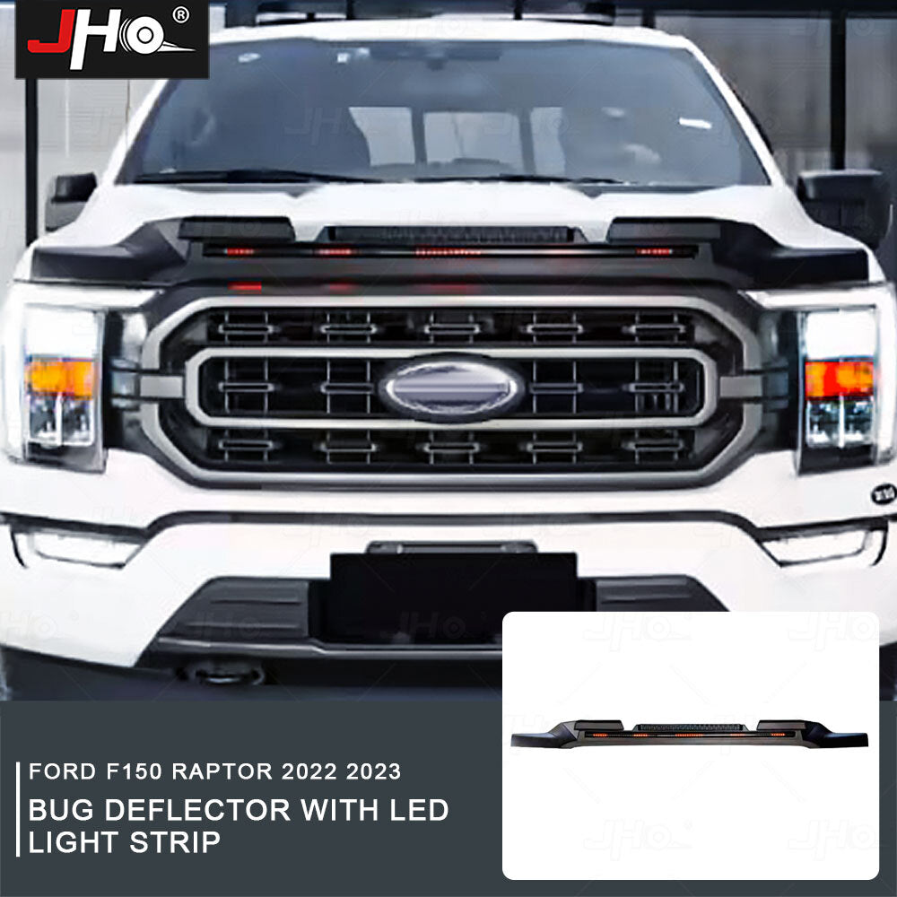 Hood Deflector Guard Bug Shield Bonnet Protector for Ford F150 2022-2023