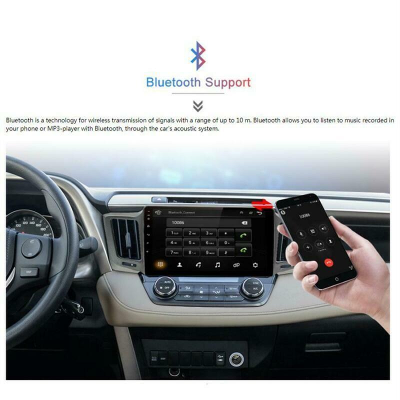 Suitable for RAV4 2013-17 Car Radio Stereo 10.1-inch Android 8.1 GPS OBD DAB 2+32GB n