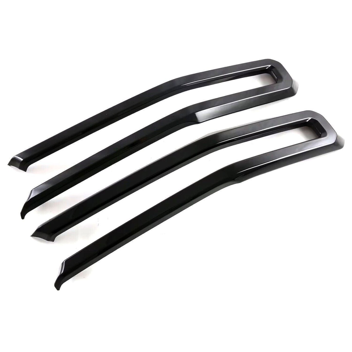 for Ford Ranger 24-2025 Front Center Radiator Grill Cover Trim Glossy Black 4P