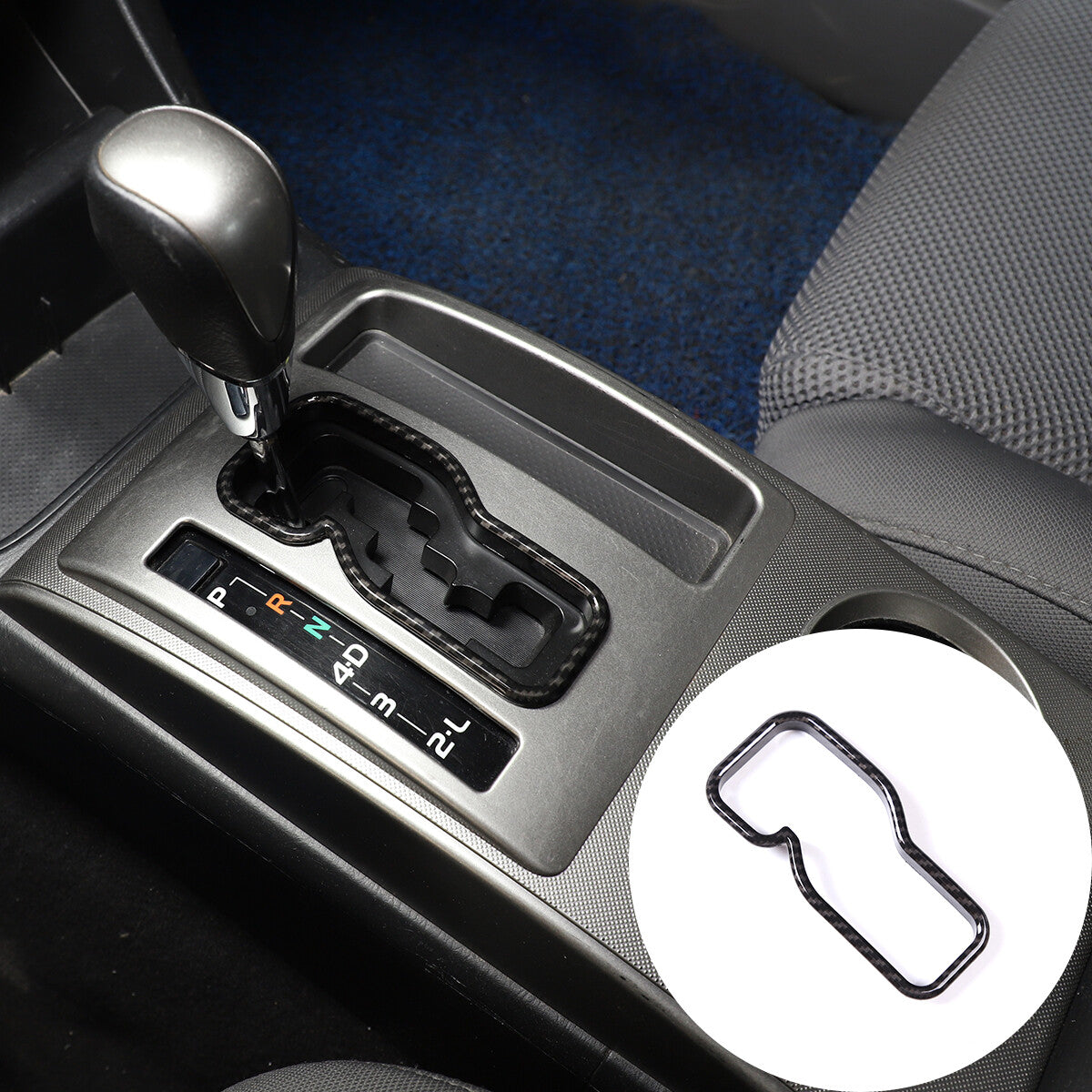ABS carbon fiber rear for seat storage compartment cover decoration suitable for Supra 19-22- v