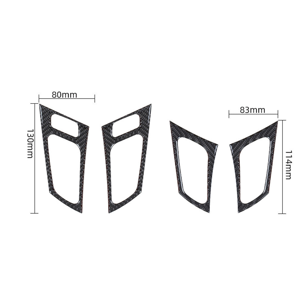 Carbon Fiber Center Control Panel Trim Cover for Camry 2012-2014 Style A v